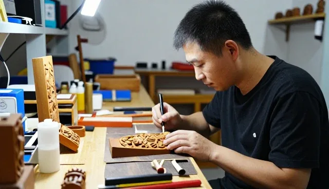 定制木雕礼品如何满足现代工业园区需求